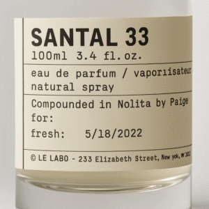 Le labo No.33 SANTAL, Parfum Spray, 3.4 Fl oz Unisex - lconic Scentof New York A Cult Fragrance -Long-Lasting - immagine 4