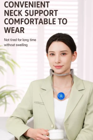 Free Shipping | Adjustable Neck Support Brace for Posture Correction – Lightweight, Ergonomic Design for Long Sitting & Screen Time Relief - immagine 5